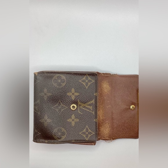 Authentic - Louis Vuitton Brown Leather Monogram Wallet - Picture 9 of 13